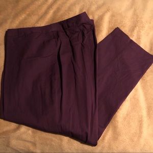 Lane Bryant Burgundy Pants